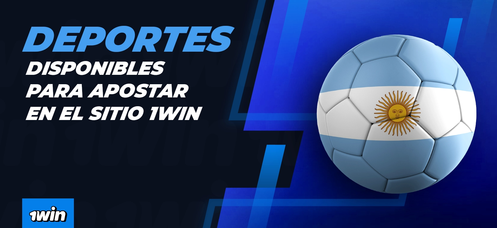 Lista de deportes para apostar en el sitio web 1Win.