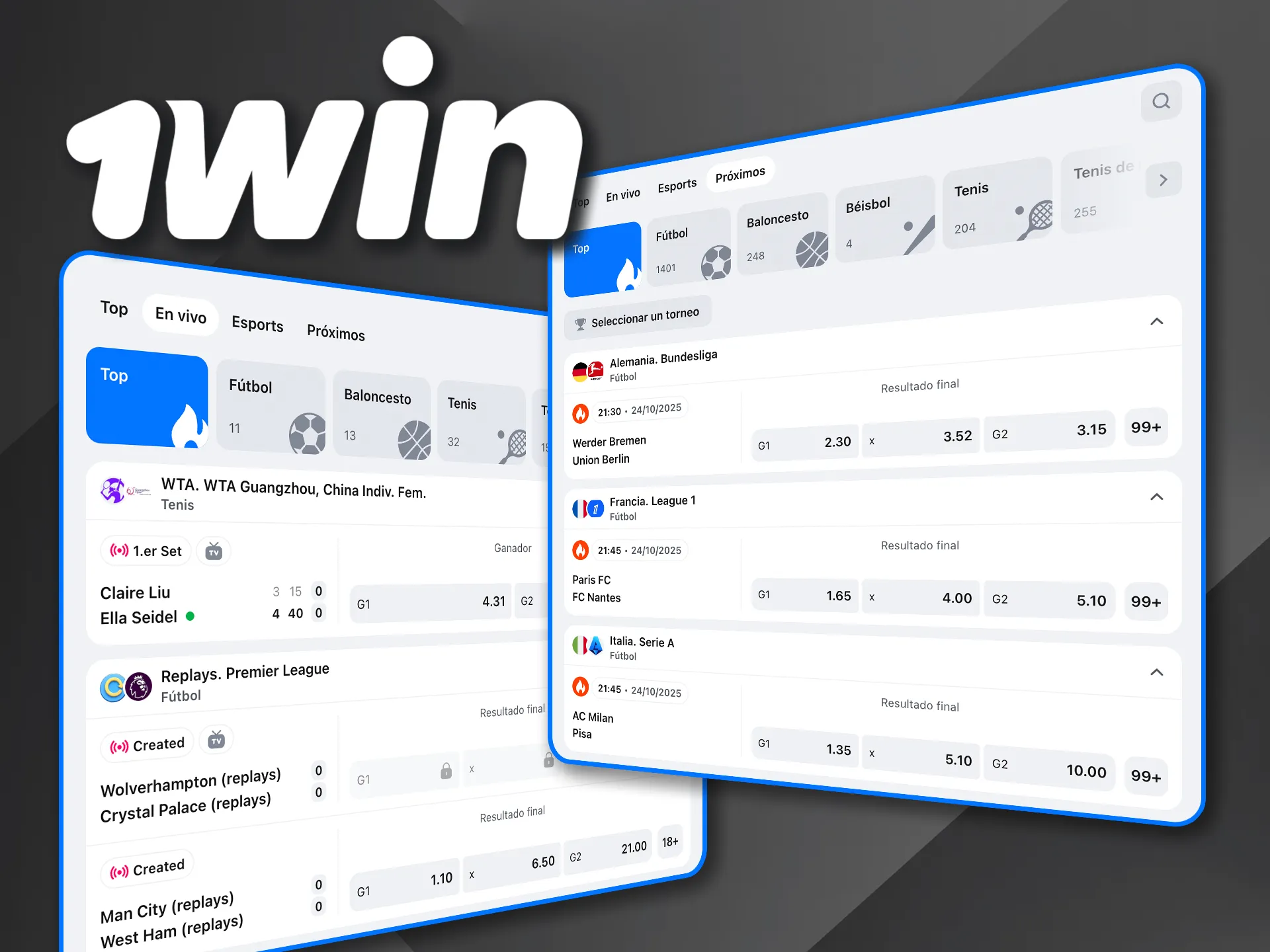 Aprende la diferencia entre apuestas prepartido y en vivo en 1win.